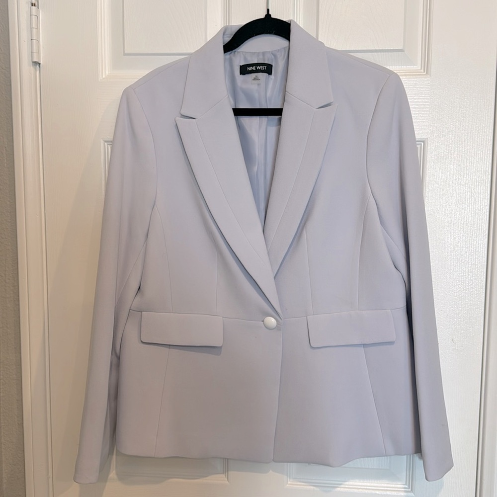 Nine West Grayish Lavender Blazer